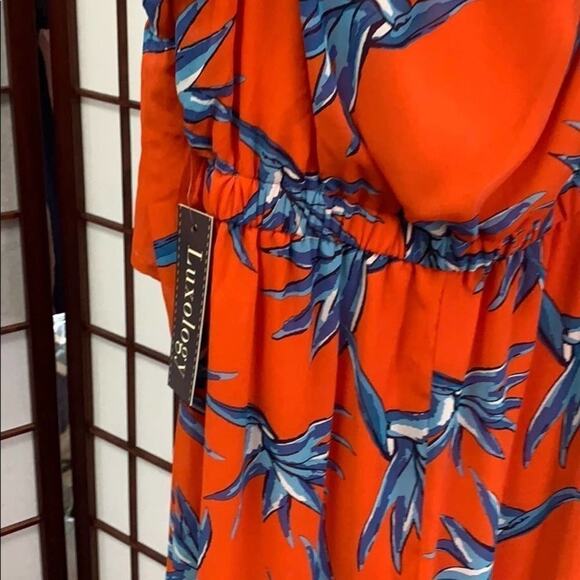 NWT LUXOLOGY FLORAL‎ SUN DRESS SIZE 12 - Picture 5 of 8